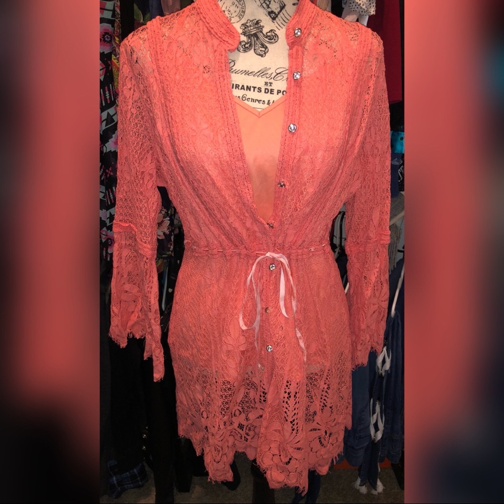 HSN- Colleen Lopez- Romance Vintage Lace Tunic
